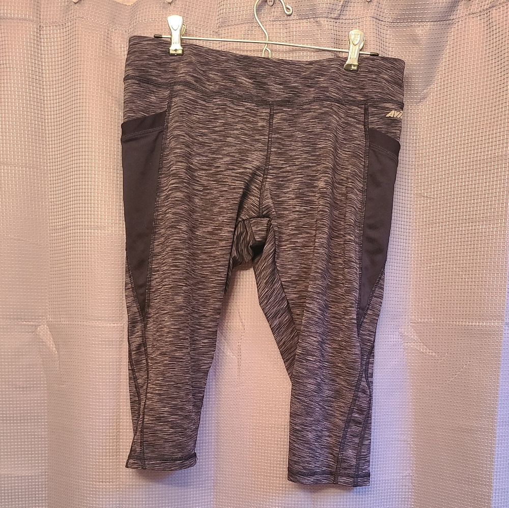 Black and grey leggings